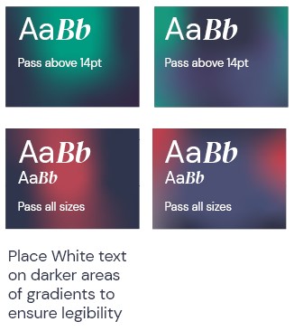 Gradients Colours accessibility web