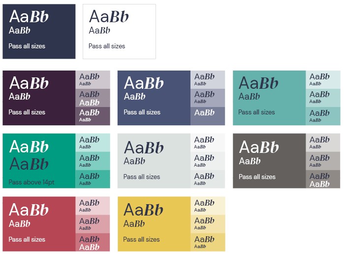 Solid Colours accessibility web